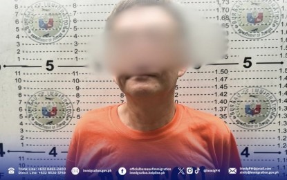 <p><strong>ARRESTED.</strong> The South Korean arrested at the Bureau of Immigration office in Intramuros, Manila on Thursday (Sept. 12, 2024). He has a standing warrant of arrest in his country for embezzling USD1 million.<em> (BI photo)</em></p>