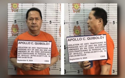 <p>Kingdom of Jesus Christ leader Apollo Quiboloy <em>(Photo courtesy of PNP Public Information Office)</em></p>