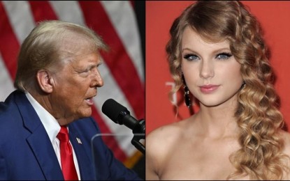 <p>Former US President Donald Trump and Taylor Swift <em>(Anadolu)</em></p>