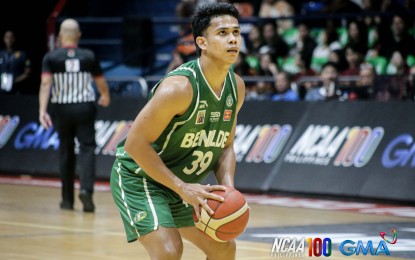 <p><strong>FREE THROW.</strong> College of Saint Benilde's Winston Ynot prepares to make a free throw during the game against University of Perpetual Help in the National Collegiate Athletic Association (NCAA) Season 100 men's basketball tournament at the Filoil EcoOil Arena on Wednesday (Sept. 18, 2024). The Blazers won, 78-51, to remain unbeaten in four games. <em>(NCAA photo)</em></p>