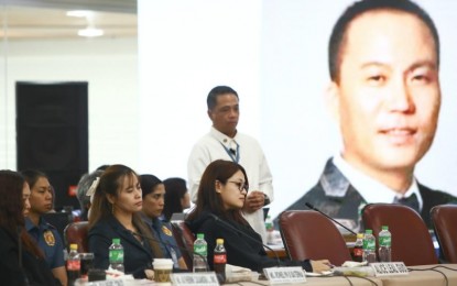 <p>House of Representatives quad committee hearing on Thursday (Sept. 19, 2024), with dismissed mayor Alice Guo (rightmost) in attendance. <em>(PNA photo by Joan Bondoc)</em></p>