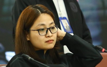 <p>Dismissed Bamban, Tarlac Mayor Alice Guo<em> (PNA photo by Joan Bondoc)</em></p>