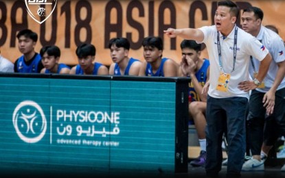 <p>Gilas Youth coach Josh Reyes <em>(Photo courtesy of Samahang Basketbol ng Pilipinas)</em></p>