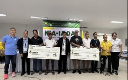 <p><strong>GOV'T SUBSIDY</strong>. A total of PHP2.74 million was released to the Laguna Federation of Irrigators' Associations Inc. as a subsidy for the 2024 wet cropping season during the NIA-IA Day celebration on Monday (Sept. 23, 2024) at the NIA regional office in Pila, Laguna. The funds will facilitate the continuous operation and maintenance of irrigation systems and managing association expenses<em>. (Photo courtesy of NIA Calabarzon) </em></p>