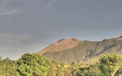 <p><strong>ONGOING UNREST.</strong> A view of the summit of Mt. Kanlaon in Negros Island. On Monday (Sept. 23, 2024), the La Castellana municipal government in Negros Occidental advised schools in the vicinity to keep watch as Alert Level 2 (increasing unrest) prevails over the active volcano. <em>(Photo courtesy of Philippine Institute of Volcanology and Seismology)</em></p>