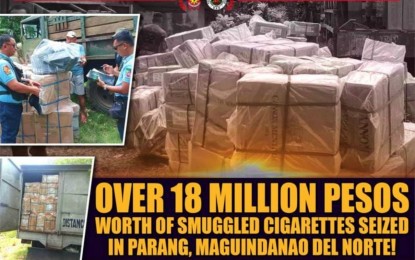 Cops foil cigarette smuggling try in Maguindanao del Norte