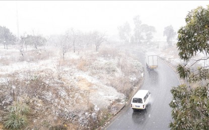 <p>Snowfall in South Africa</p>