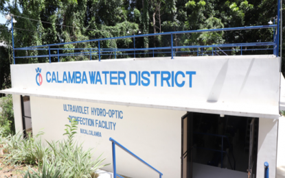 <p><strong>CLEAN WATER FACILITY</strong>. The Ultraviolet Hydro-Optic Disinfection Facility of Calamba Water District (CWD) at its pumping station in Barangay Bucal, Calamba City at the foot of Mt. Makiling Forest Reserve. Exequiel Aguilar Jr., general manager of CWD, said Wednesday (Sept. 25, 2024) that this advanced disinfection method reduces the need for chlorine in the service pipes that supply households. <em>(Contributed photo)</em></p>