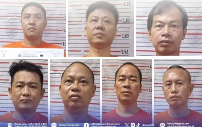 BI takes custody of 7 Chinese nationals nabbed by PCG