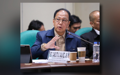 <p><strong>INVEST IN PEACE.</strong> Presidential Peace Adviser Secretary Carlito Galvez Jr. gives details on the Office of Presidential Adviser on Office of the Presidential Adviser on Peace, Reconciliation, and Unity’s (OPAPRU) proposed PHP7.094 billion budget at the Senate Finance Subcommittee on Wednesday (Sept. 25, 2024). He said the budget is 2.7 percent higher than this year as there is a need to invest in peace. <em>(Photo from OPAPRU)</em></p>