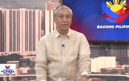 <p><strong>NEW HEAD</strong>. Energy Regulatory Commission Officer-in-Charge Chairperson Jesse Andres in an interview with Bagong Pilipinas Ngayon on Friday (Sept. 27, 2024). Andres will temporary head the ERC following the six-month suspension of Chairperson Monalisa Dimalanta. <em>(Screenshot from PTV)</em></p>