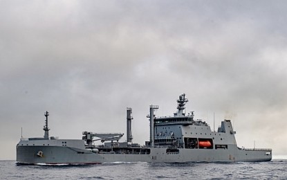 <p>HMNZS Aotearoa, the Royal New Zealand Navy's Polar-class sustainment vessel<em> (Photo courtesy of NZDF)</em></p>