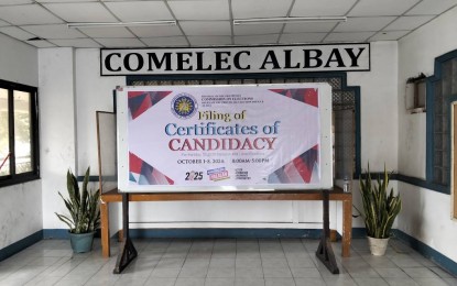 Comelec Albay all set for COC filing Oct. 1