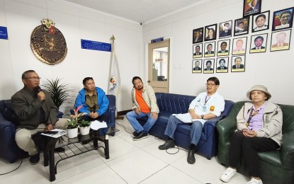 <p><strong>RED FLAG</strong>. Officials of the National Bureau of Investigation-Cordillera Administrative Region caution the public against investment scams during the Kapihan sa Bagong Pilipinas briefing in Baguio City on Tuesday (Oct. 1, 2024). Lawyer Daniel Daganzo (leftmost), NBI-CAR regional director, said an investment scam promises returns that are not possible to be earned in any investment. <em>(PNA photo by Liza T. Agoot)</em></p>