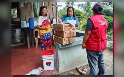 <p><strong>ASSISTANCE</strong>. The Department of Social Welfare and Development in the Cordillera Administrative Region continues to assist about 90 families staying in various evacuation centers due to Super Typhoon Julian. These are on top of the 193 internally displaced families who are temporarily staying with relatives and friends. <em>(Photo courtesy of DSWD-CAR FR)</em></p>