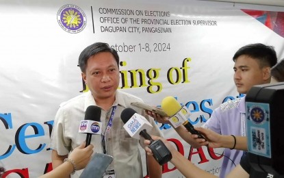 <p><strong>ELECTION PERIOD</strong>. Commission on Elections - Pangasinan election supervisor lawyer Ericson Oganiza on Tuesday (Oct. 1, 2024) said additional 5,000-6,000 registrants from the province were recorded from the second half of August to Sept. 30, 2024. These are on top of the around 123,000 registrants from Feb. 12 to Aug. 15 this year. <em>(Photo courtesy of Liwayway Yparraguirre)</em></p>