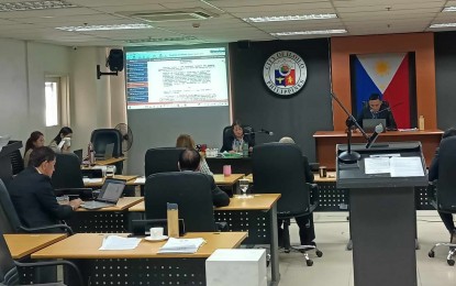 <p><strong>FOR SOCIALIZED HOUSING.</strong> The Sangguniang Panlungsod (city council) approves a resolution on the contract to sell between the city government and the seller of the property in Molo district costing more than PHP16 million, during its regular session on Wednesday (Oct. 2, 2024). The property will be used to relocate families affected by a government project and Typhoon Carina. <em>(PNA photo by PGLena)</em></p>