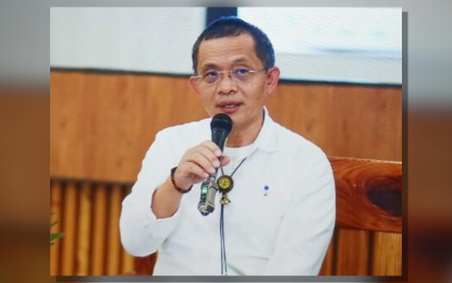 <p><strong>POWER RATES</strong>. Benguet Electric Cooperative general manager Engr. Melchor Licoben in a press conference on Thursday (Oct. 3, 2024) in Baguio City said measures were continuously being implemented to lower the cost of power it provides. He said system losses were being addressed, while the move to go into power generation would help boost supply and lower power costs. <em>(PNA photo by Liza T. Agoot)</em></p>