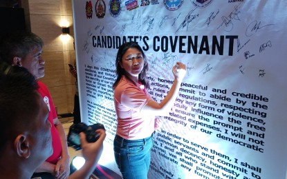 <p>Taguig Mayor Lani Cayetano<em> (PNA photo by Lloyd Caliwan)</em></p>