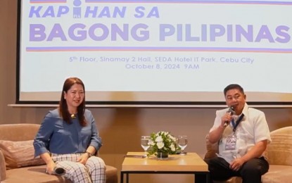 <p><strong>REVENUE COLLECTION.</strong> Bureau of Internal Revenue - Central Visayas Director Douglas Rufino (right) answers questions from the media during the Kapihan sa Bagong Pilipinas forum in Cebu City on Tuesday (Oct. 8, 2024). Rufino highlighted the 10.21 percent increase in revenue collection in 2023 compared to the previous year. <em>(Contributed photo)</em></p>