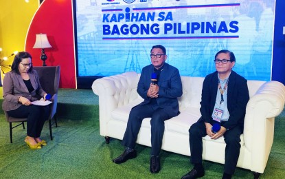 <p><strong>INCREASED COLLECTIONS.</strong> Bureau of Internal Revenue-Caraga Director Jose Eric Furia (center) discusses the region's 5.35% rise in tax collections for the first eight months of 2024 during the Kapihan sa Bagong Pilipinas in Butuan City on Tuesday (Oct. 8, 2024). BIR-Caraga collected PHP6.9 billion, up from PHP6.5 billion last year.<em> (PNA photo by Alexander Lopez)</em></p>