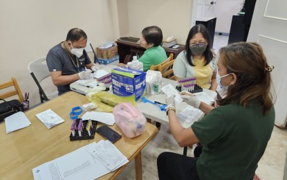 <p><strong>TRIBUTE TO ELDERLY EMPLOYEES.</strong> The News and Information Bureau (NIB) pays tribute to its elderly employees by providing free services to celebrate "Linggo ng Katandaang Filipino" (Elderly Filipino Week) at the NIB Building inside the Malacañang compound in Manila on Wednesday (Oct. 9, 2024). NIB Director III Lee Ann Pattugalan said the activity serves as the agency's expression of gratitude to its elderly employees for their tireless and commendable service. <em>(PNA photo by Wilnard Bacelonia)</em></p>