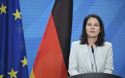 <p>German Foreign Minister Annalena Baerbock (<em>Photo by Anadolu)</em></p>