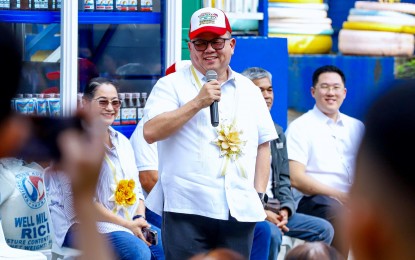 <p><strong>IMPROVING THE VALUE CHAIN.</strong> Agriculture Secretary Francisco Tiu Laurel Jr. leads the opening of a Kadiwa ng Pangulo outlet in Mandaluyong City on Friday (Oct. 11, 2024). He said the department plans to establish cold storage facilities in various parts of the country to support local farmers and improve the entire value chain. <em>(PNA photo by Robert Alfiler)</em></p>