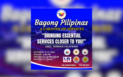 <p><strong>CARAVAN OF SERVICES.</strong> Various government programs and services will be available to Capiznons during the Bagong Pilipinas Caravan of Services that convene at the Capiz Gymnasium in Roxas City on Oct. 12-13, 2024. At least 28 government agencies are joining the two-day event. <em>(Photo courtesy of the Office of the Presidential Assistant for the Visayas FB page)</em></p>