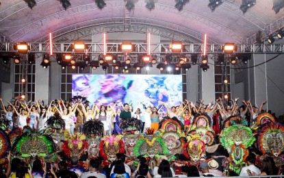 <p><strong>CELEBRATION.</strong> The 45th MassKara Festival opens to an estimated crowd of 45,000 at the Bacolod City Government Center grounds on Friday midnight (Oct. 11, 2024). “MassKara Festival continues to be the festival of choice in the Philippines,” Mayor Alfredo Abelardo Benitez said. <em>(Photo courtesy of Bacolod Yuhum Foundation)</em></p>