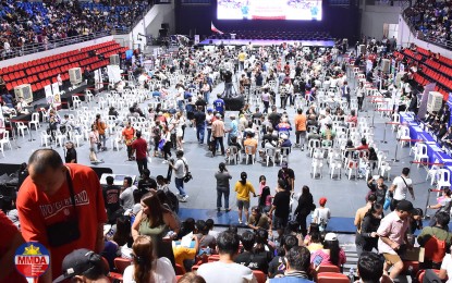 <p><span style="font-weight: 400;">Bagong Pilipinas Serbisyo Fair for the creative media industry at PhilSports Arena in Pasig City on Sunday (Oct. 13, 2024)</span><em> (MMDA photo)</em></p>