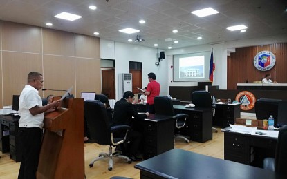 <p> <strong>EDUCATIONAL ASSISTANCE.</strong> Antique Provincial Board Member Pio Jessielito Sumande Sr. sponsors a resolution increasing the educational allowance for college and graduate school students from PHP6,000 to PHP10,000 per semester effective school year 2024-2025 during their regular session on Monday (Oct. 14, 2024). Sumande said in an interview that the hike in educational assistance aims to help students cope with the increasing cost of education. <em>(PNA photo by Annabel Consuelo J. Petinglay)</em></p>