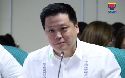 <p><strong>AID IS FOR ALL</strong>. Department of Social Welfare and Development (DSWD) Secretary Rex Gatchalian stresses that their offices extend assistance to anybody who asks for help, with or without referrals from politicians, during the hearing of the Senate Finance Committee on Oct. 14,  2024.  Gatchalian denied reports that the DSWD rejected referrals for assistance from the Office of the Vice President. <em>(Photo courtesy of DSWD)</em></p>