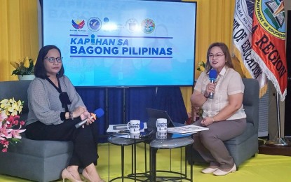 <p><strong>LEARNING GAINS.</strong> Department of Education Regional Director Maria Ines Asuncion (right) reports significant improvements in student performance in the Caraga Region during the Kapihan sa Bagong Pilipinas forum in Butuan City on Tuesday (Oct. 15, 2024). Her report highlighted the gains from the 2022 Program for International Student Assessment and the School Year 2022-2023 National Achievement Test for Grade 10.<em> (Photo courtesy of PIA-13)</em></p>
<p> </p>