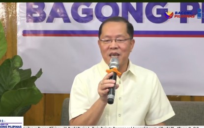 <p><strong>CURRICULUM ENHANCEMENTS</strong>. Department of Education- Ilocos Regional Director Dr. Tolentino Aquino during the Kapihan sa Bagong Pilipinas forum hosted by the Philippine Information Agency-Ilocos Region in San Fernando City, La Union on Tuesday (Oct. 15, 2024). Aquino said teachers who took part in the pilot-testing of the MATATAG curriculum for Kinder and Grades 1, 4 and 7 in school year 2023-2024 have reported having improved mastery in teaching. <em>(Photo screenshot from PIA Ilocos Region's live stream)</em></p>