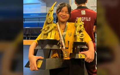 <p>Ruelle Canino, 2025 National Age Group Chess Championships Under-18 Open Standard champion<em> (UAAP photo)</em></p>