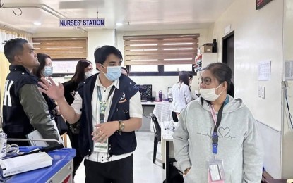 <p><strong>PREPAREDNESS.</strong> Department of Health-Cordillera Administrative Region officials conduct hospital visits to assess readiness for firecracker-related emergencies. The inspections have covered Baguio General Hospital and Medical Center, Benguet General Hospital, Saint Louis University-Sacred Heart Medical Center and Notre Dame de Chartres Hospital. <em>(Photo courtesy of DOH-CAR FB)</em></p>