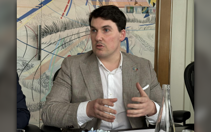 <p><strong>PH-SWEDEN TRADE.</strong> Member of the Swedish Parliament Joar Forsell during a media roundtable in Makati City on Friday (March 7, 2025). Forsell said Sweeden needs to cooperate much deeper with countries like the Philippines where they can enhance trade. <em>(PNA photo by Joyce Rocamora)</em></p>