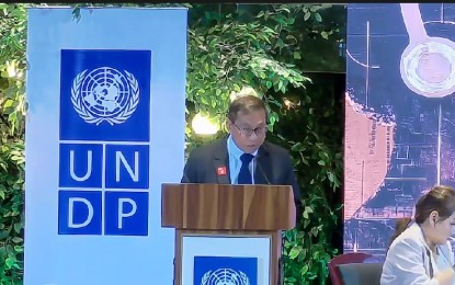 LEVERAGING AI. Department of Science and Technology Secretary Renato Solidum Jr. discusses investment plans over PHP2.6 billion for AI (artificial intelligence) projects in an event in Makati City.
