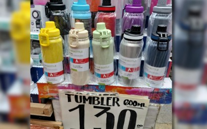 Cheap tumblers coated with lead-containing paint.