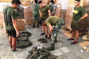 US provides PH marines with new personal protective equipment