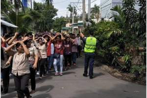 Laguna cops engage schools, communities in simultaneous quake drills