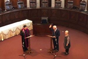Martires takes oath as new Ombudsman