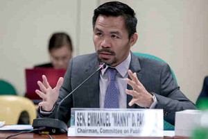 Pacquiao is new chair of Senate ethics panel