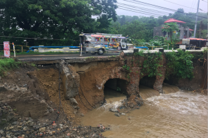 Roadwork at the Spanish-era bridge in Laoag stopped