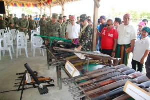 5 Maguindanao towns surrender more loose firearms