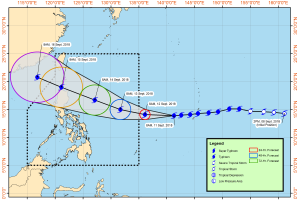 Typhoon 'Mangkhut' intensifies as it approaches PH 
