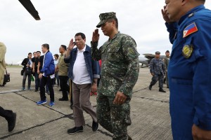 PRRD visits 'Ompong' victims in northern Luzon