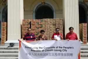 China donates 10 tons of rice, canned goods to Ilocos Norte