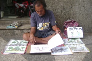 Street-side artist brings color to Zamboanga